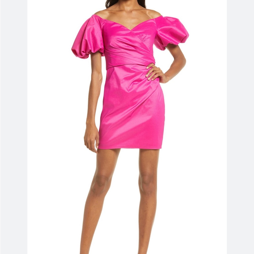 Pink cocktail dress